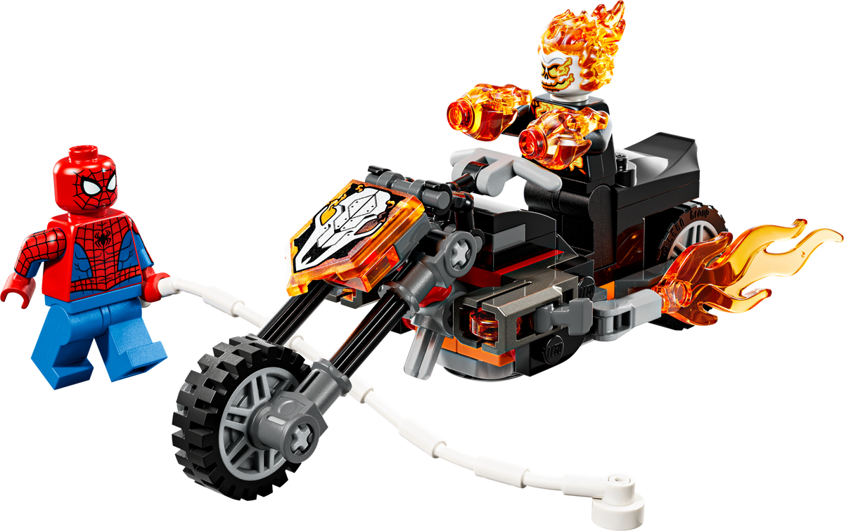 76335 Spider-Man vs. Ghost Rider Motorcycle (Certified) LEGO Super Heroes