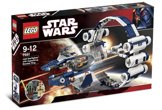 7661 Jedi Starfighter with Hyperdrive Booster Ring (Retired) LEGO Star Wars