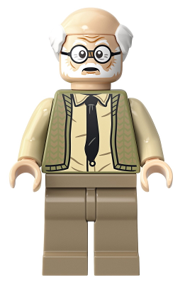 Ernie Prang - Olive Green Vest Knit, Half Bald, Dark Tan Legs (hp193)
