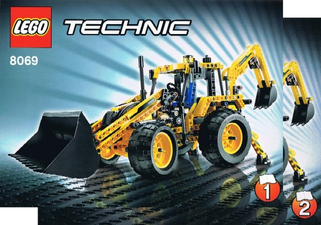 8069 Backhoe Loader (Certified) LEGO TECHNIC
