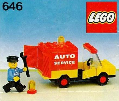 646 Auto Service (Used) LEGO Town