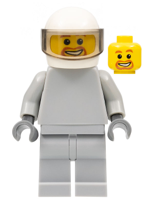 Star Justice Astronaut 3 - without Torso Sticker (Beard Around Mouth) (sp088)