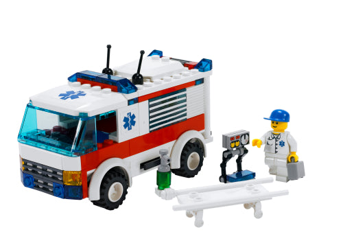 7890 Ambulance (Used) LEGO City