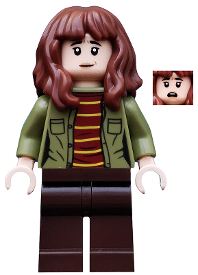 Joyce Byers - Sand Green Jacket, Dark Brown Legs (st002)
