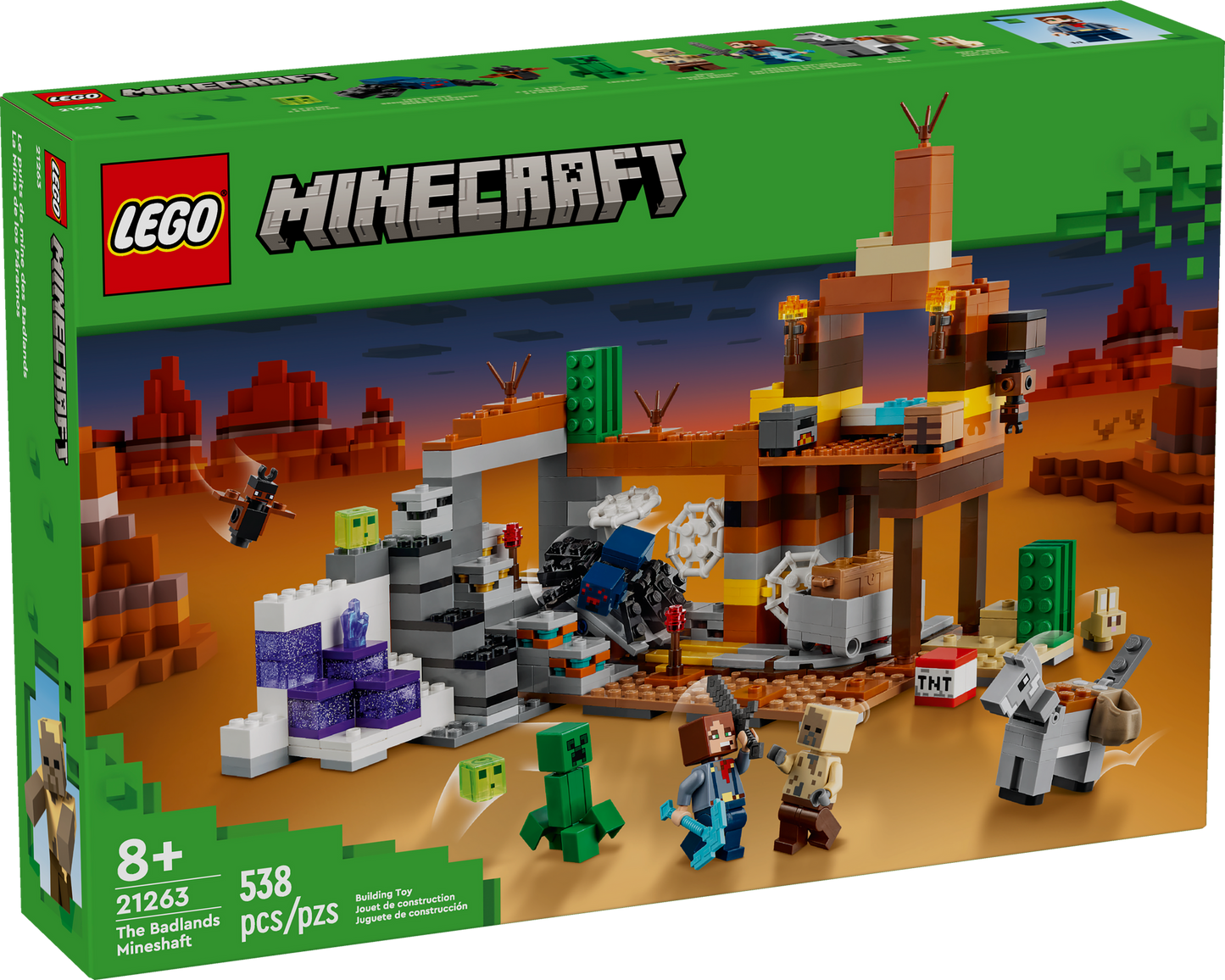 21263 The Badlands Mineshaft (Retired) LEGO Minecraft