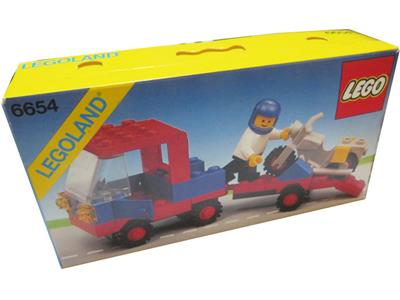 6654 Motorcycle Transport (Retired) LEGO Town