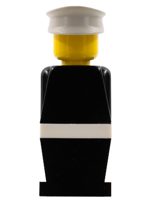 LEGOLAND - Black Torso, Black Legs, White Hat, White Belt (old009a)