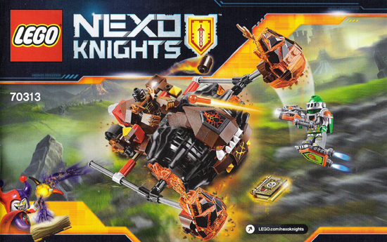 70313 Moltor's Lava Smasher (Used) LEGO Nexo Knights