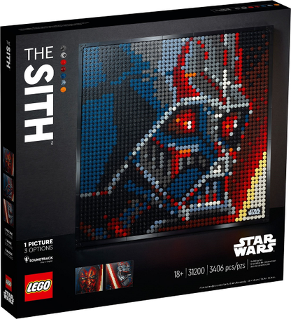 31200 Star Wars The Sith (Retired) LEGO Art