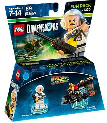71230 Doc Brown Fun Pack (Retired) LEGO Dimensions