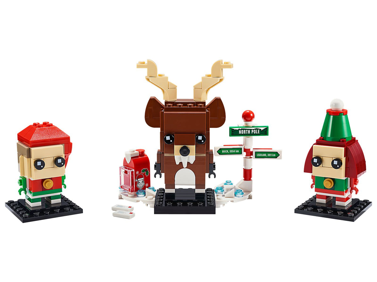 40353 Reindeer, Elf & Elfie (Used) LEGO BrickHeadz