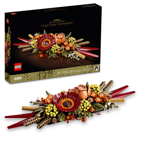 10314 Dried Flower Centerpiece (Retired) LEGO Botanicals
