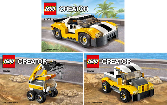31046 Fast Car (Used) LEGO Creator