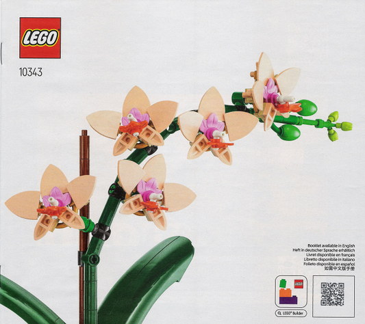 10343 Mini Orchid (Certified) LEGO Botanicals