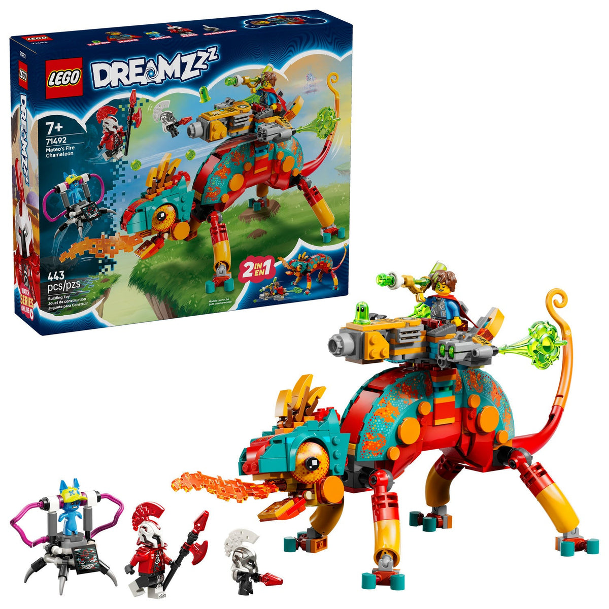 71492 Mateo's Fire Chameleon (Retired) LEGO Dreamzzz