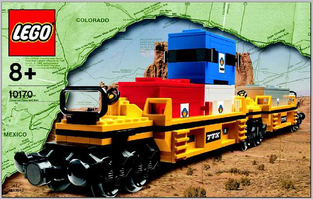 10170 TTX Intermodal Double-Stack Car (Used) LEGO Trains