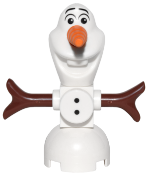 Olaf, Buttons - Brick Built (dp042)