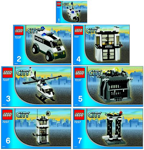 7237 Police Station (Reissue) (Certified) LEGO City