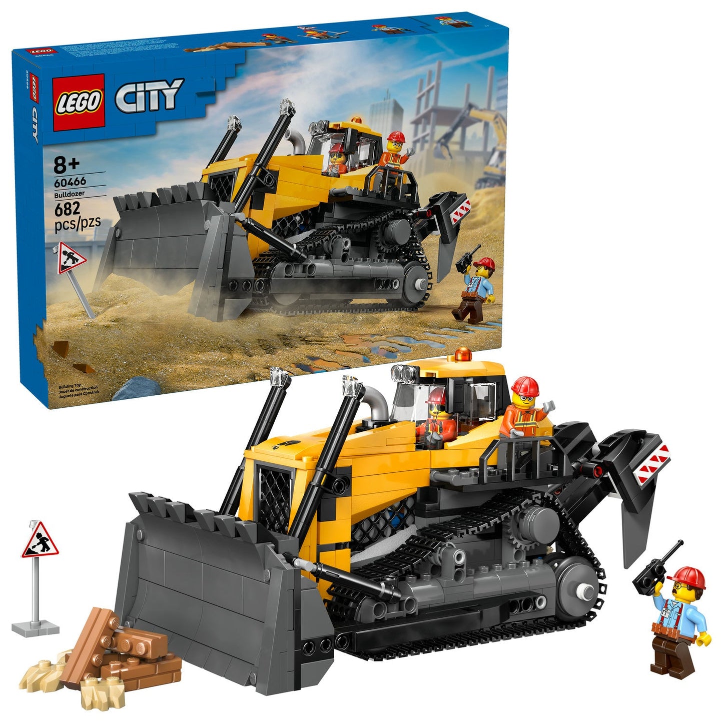 60466 Yellow Bulldozer