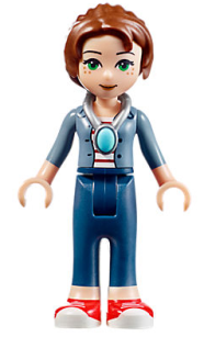 Emily Jones - Sand Blue Jacket, Dark Blue Trousers (elf044)