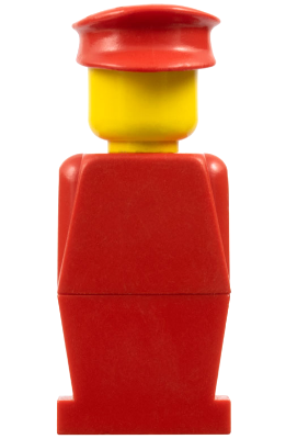 LEGOLAND - Red Torso, Red Legs, Red Hat (old025)