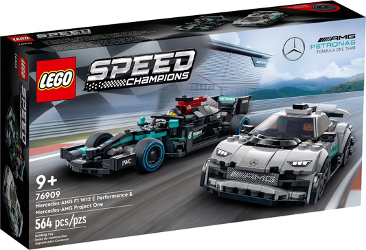 76909 Mercedes-AMG F1 W12 E Performance & Mercedes-AMG Project One (Retired) LEGO Speed Champions