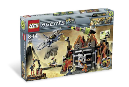 8637 Volcano Base (Retired) LEGO Agents