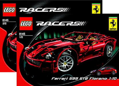 8145 Ferrari 599 GTB Fiorano 1:10 (Used) LEGO Racers