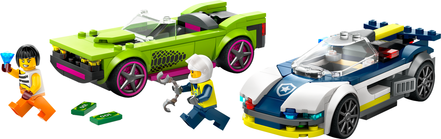 60415 Police Car and Muscle Car Chase