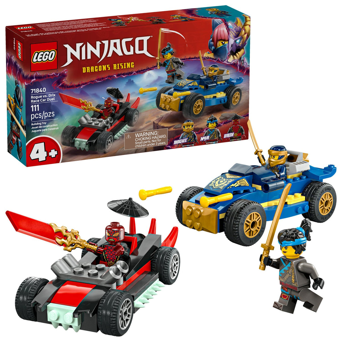 71840 Rogue vs. Drix Race Car Duel (Retired) LEGO Ninjago