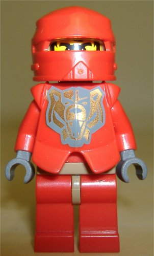 Knights Kingdom II - Santis with Gold Pattern Armor, Dark Bluish Gray Hands (cas267a)
