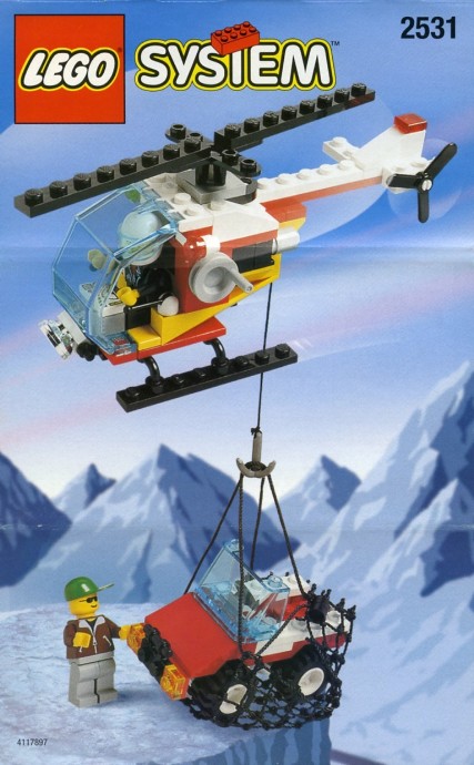 2531 Rescue Chopper (Used) LEGO Town