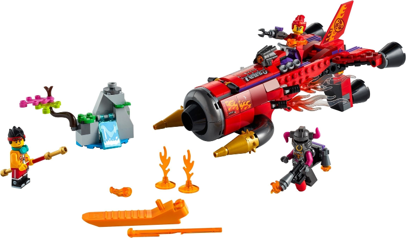 80019 Monkie Kid Red Son's Inferno Jet (Retired) LEGO Monkie Kid