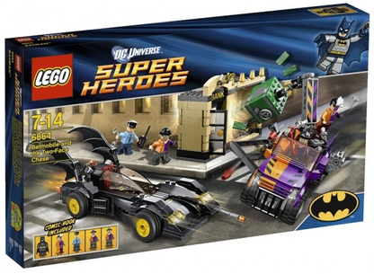 6864 Batmobile and the Two-Face Chase (Retired) LEGO Super Heroes