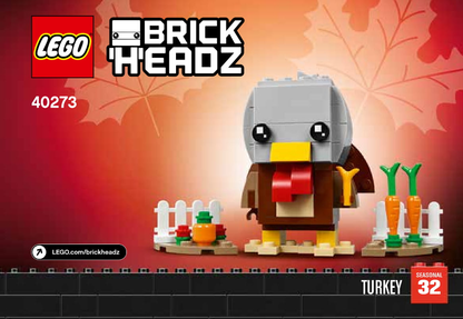 40273 Thanksgiving Turkey (Used) LEGO BrickHeadz