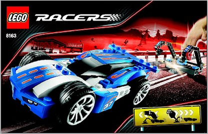 8163 Blue Sprinter (Used) LEGO Racers