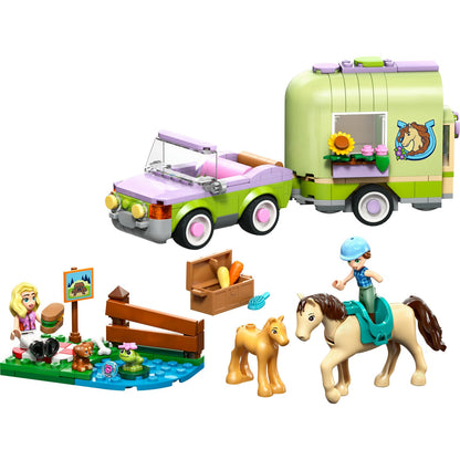 42695 Horse & Baby Foal Trailer