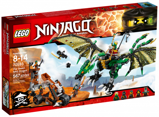 70593 The Green NRG Dragon (Retired) LEGO Ninjago