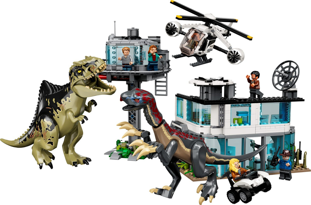 76949 Giganotosaurus & Therizinosaurus Attack (Used) LEGO Jurassic World