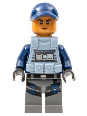ACU Trooper - Vest, Cap, Male, Medium Nougat Head (dim004)