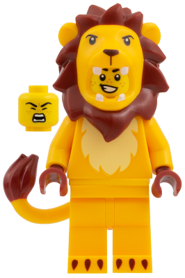Lion Costume Fan, Series 28 (Minifigure Only) (col471)