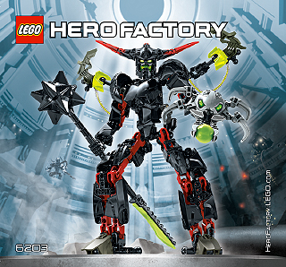 6203 BLACK PHANTOM (Used) LEGO HERO Factory