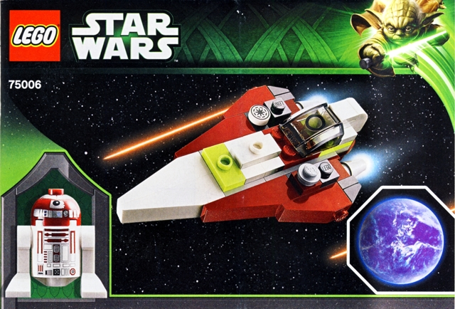 75006 Jedi Starfighter & Planet Kamino (Used) LEGO Star Wars