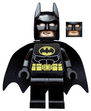 Batman - Black Suit with Yellow Belt and Crest (sh0016a)