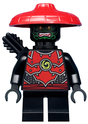 Stone Army Scout, Green Face (njo0500)