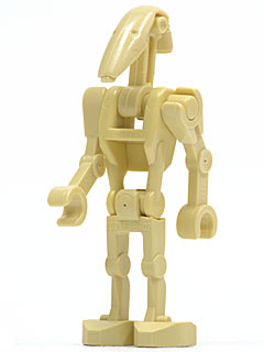 Battle Droid - Tan, Angled Arms (sw0001b)