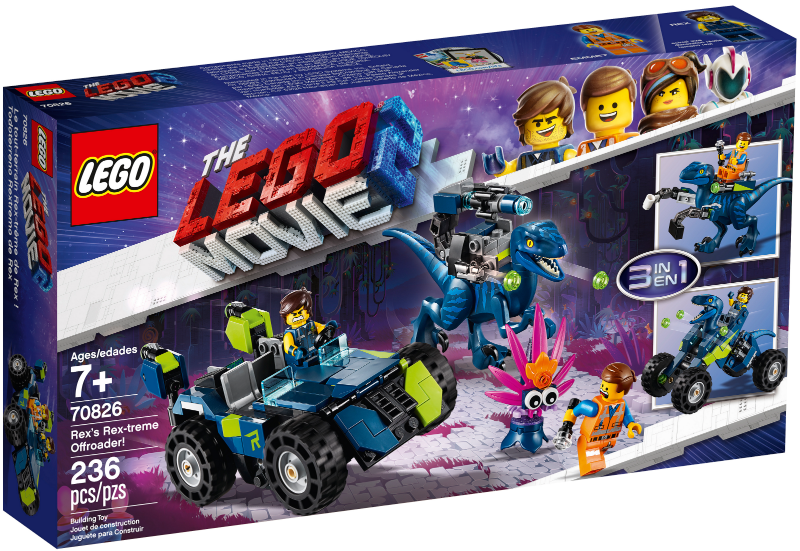 70826 Rex's Rex-treme Offroader! (Retired) LEGO The LEGO Movie 2