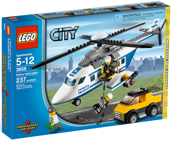 3658 Police Helicopter (Retired) LEGO City