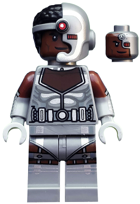 Cyborg, DC Super Heroes (Minifigure Only) (colsh09)