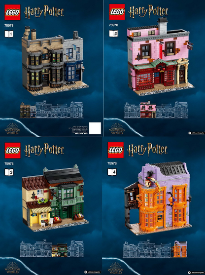 75978 Diagon Alley (Used) LEGO Harry Potter